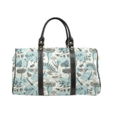 Dragonfly Butterfly Plants insect flower vintage s Travel Bag