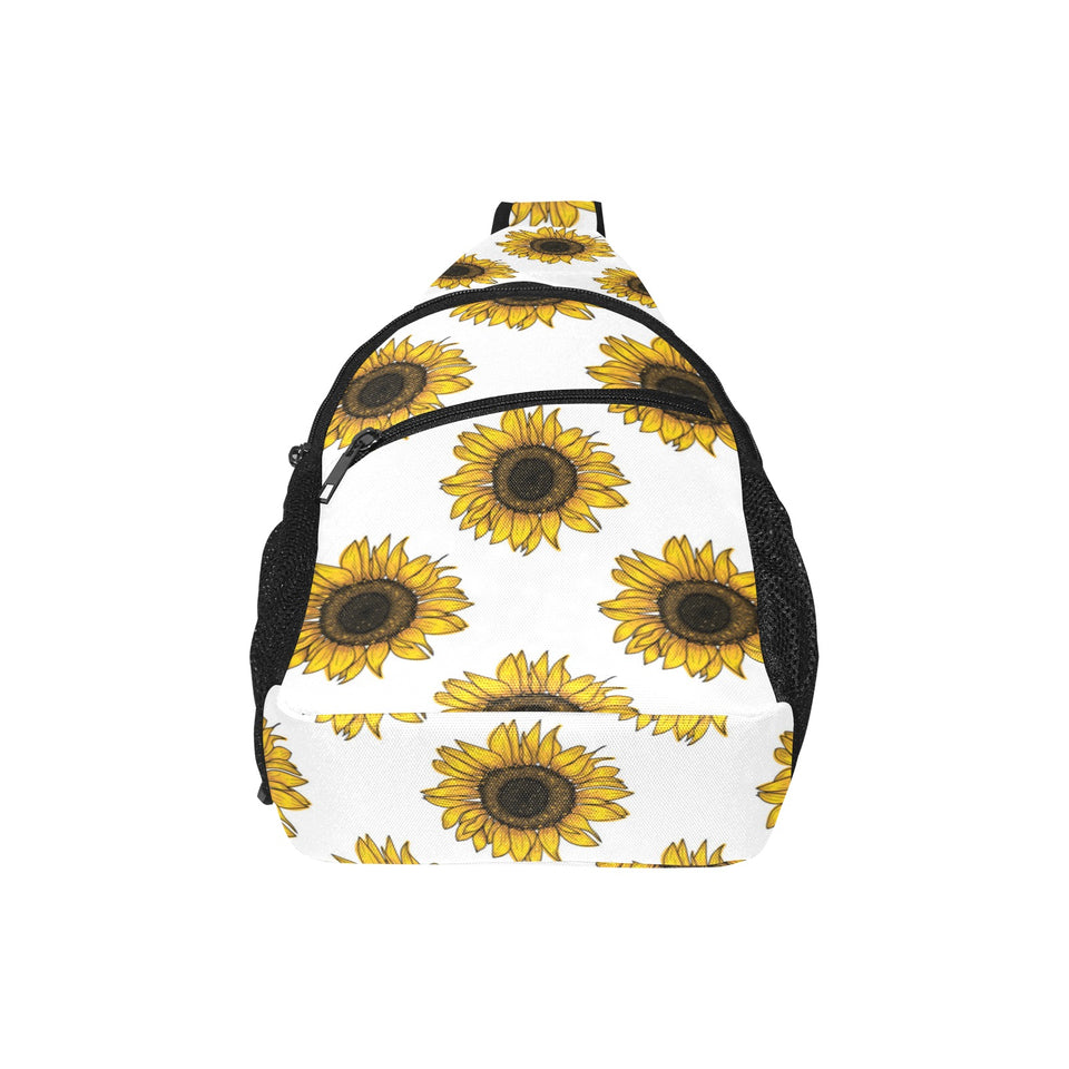sunflowers design pattern All Over Print Chest Bag