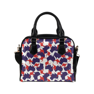 Kangaroo Australian pattern Shoulder Handbag