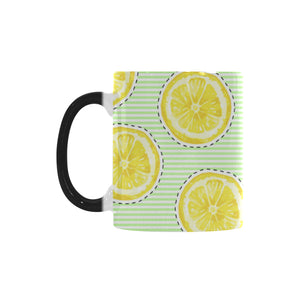 slice of lemon pattern Morphing Mug Heat Changing Mug