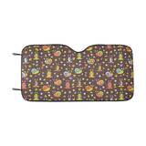 Snail Pattern Print Design 02 Car Sun Shade