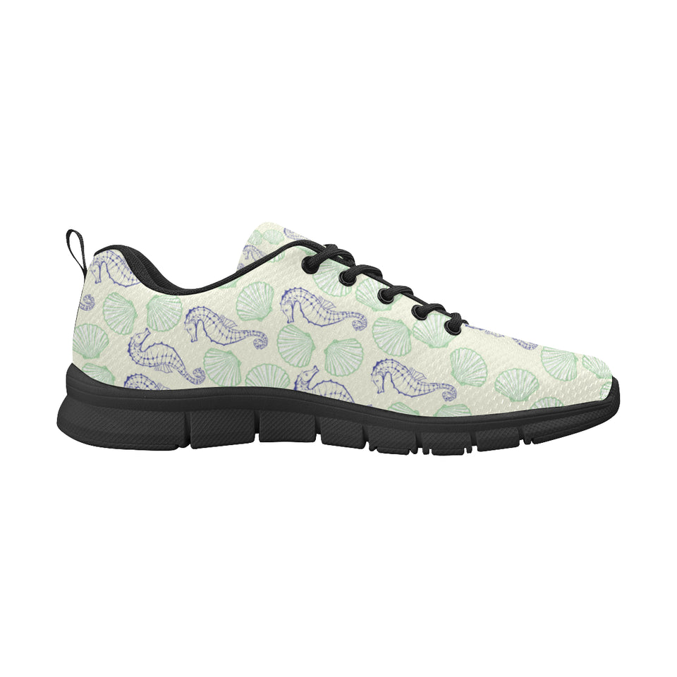 Seahorse shell pattern Men's Sneaker Shoes