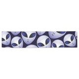Alien Pattern Print Design 01 Table Runner