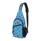 Ladybug Pattern Print Design 02 All Over Print Chest Bag