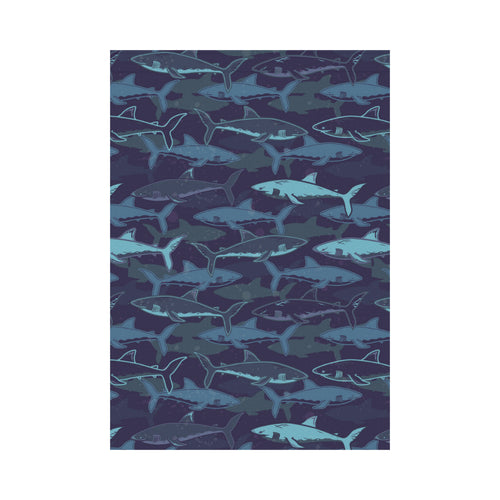 Shark pattern House Flag Garden Flag