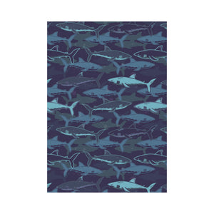 Shark pattern House Flag Garden Flag