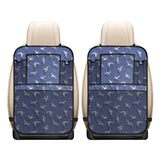 Seagull Pattern Print Design 03 Car Seat Back Organizer