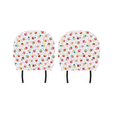Cake cupcake design pattern Car Headrest Cover