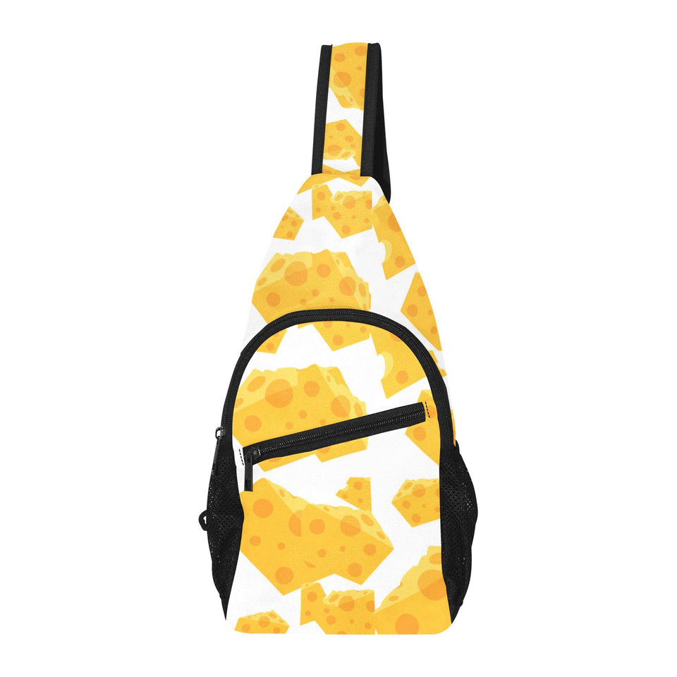Cheese slice pattern All Over Print Chest Bag