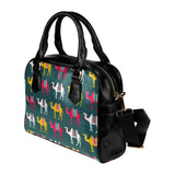 Camel pattern Shoulder Handbag