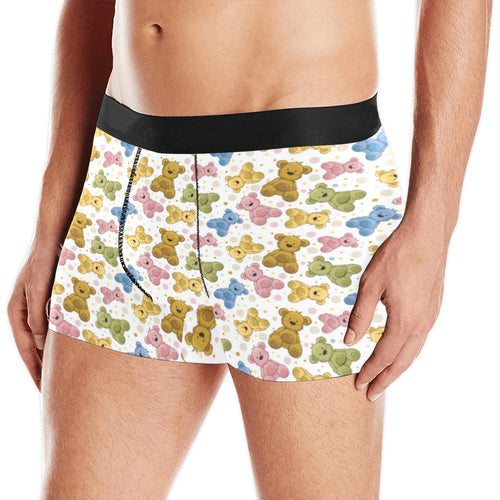 Teddy Bear Pattern Print Design 01 Men's All Over Print Boxer Briefs Men's Underwear