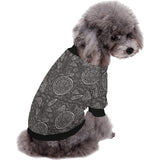 Pizza pattern All Over Print Pet Dog Round Neck Fuzzy Shirt
