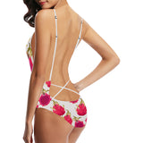 dragon fruits design pattern Women's One-Piece Swimsuit