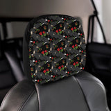 Eagle Pattern Print Design 04 Car Headrest Cover