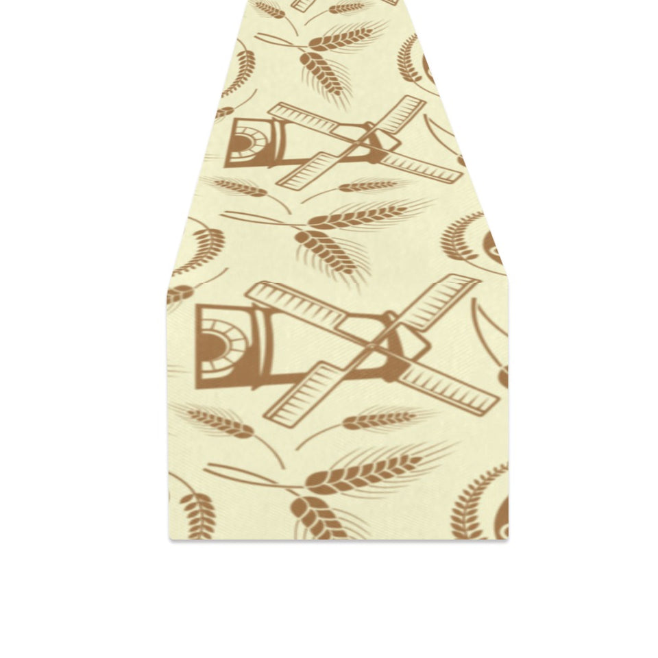 Windmill Wheat pattern Table Runner