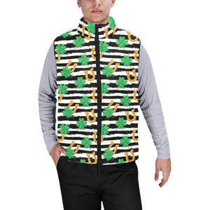 Horseshoes Pattern Print Design 01 Men's Padded Vest