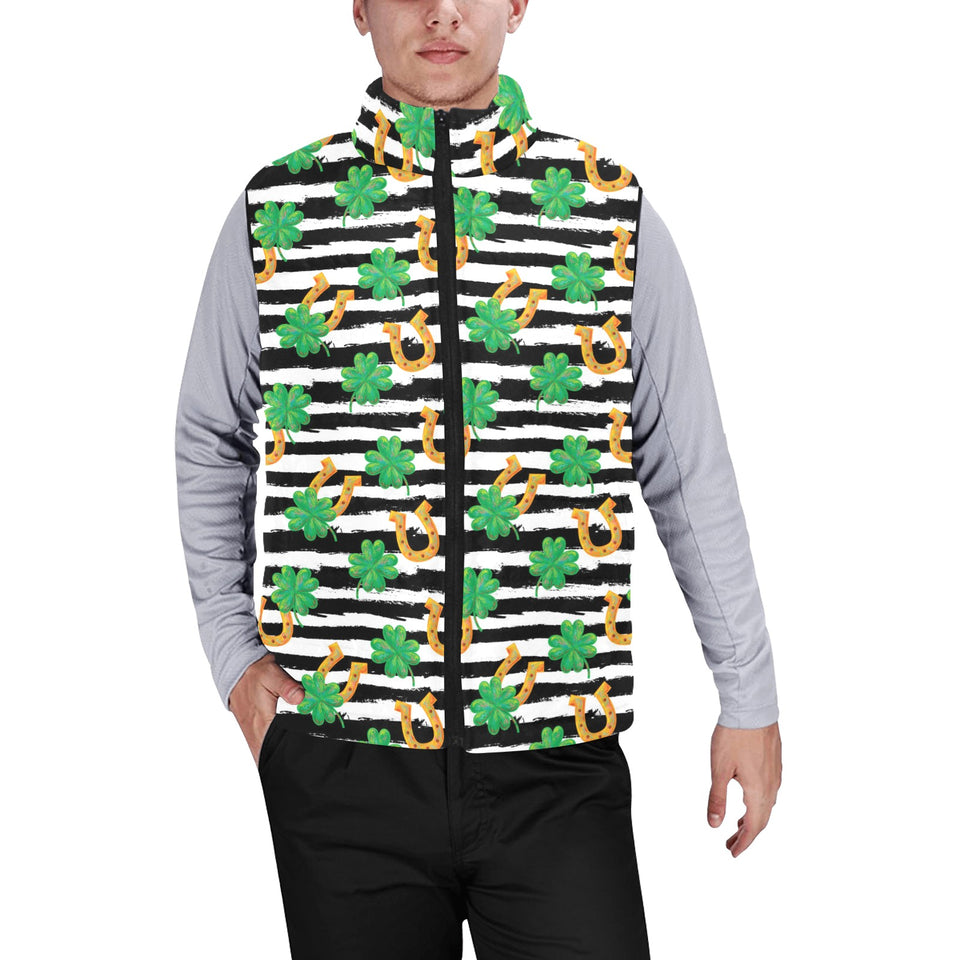 Horseshoes Pattern Print Design 01 Men's Padded Vest
