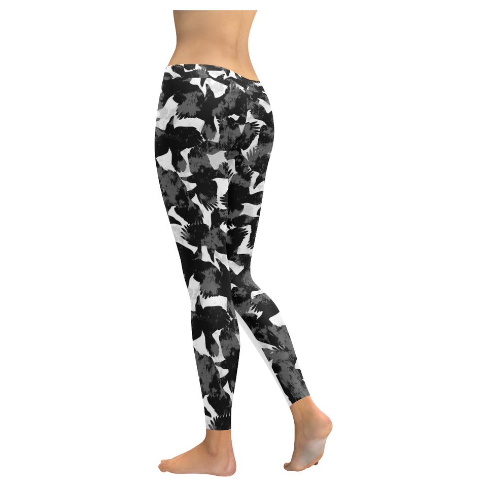 Crow illustration pattern Women's Legging Fulfilled In US