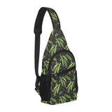 Green Peas Pattern Print Design 02 All Over Print Chest Bag