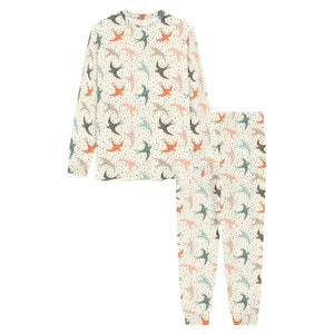 Swallow Pattern Print Design 02 Men's All Over Print Pajama