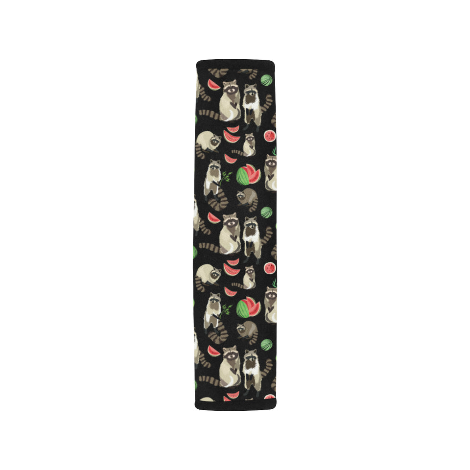 Raccoon watermelon pattern Car Seat Belt Cover