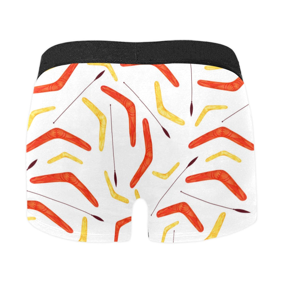 Waterclor boomerang Australian aboriginal ornament Men's All Over Print Boxer Briefs Men's Underwear