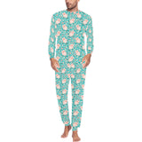 Pig Pattern Print Design 01 Men's All Over Print Pajama