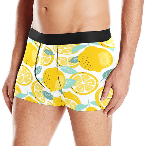 lemon design pattern Men's All Over Print Boxer Briefs Men's Underwear