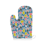 Colorful mushroom design pattern Heat Resistant Oven Mitts