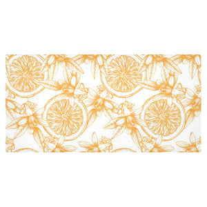 hand drawn orange fruit pattern Tablecloth