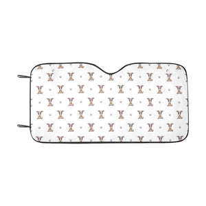 Greyhound Pattern Print Design 05 Car Sun Shade