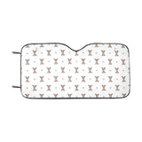 Greyhound Pattern Print Design 05 Car Sun Shade