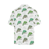 Chameleon lizard pattern Men's All Over Print Hawaiian Shirt
