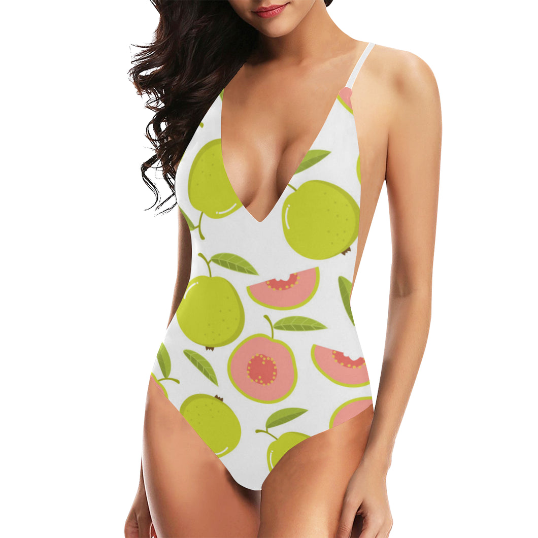 Guava pattern Women's One-Piece Swimsuit