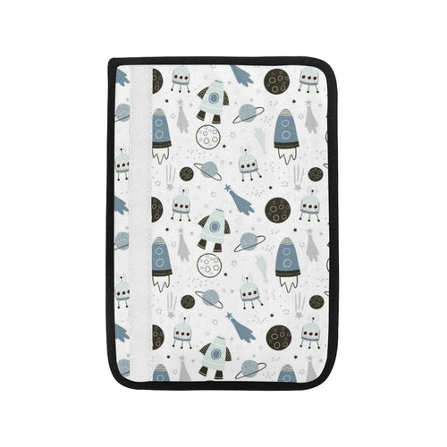 Hand drawn space elements space rocket star planet Car Seat Belt Cover