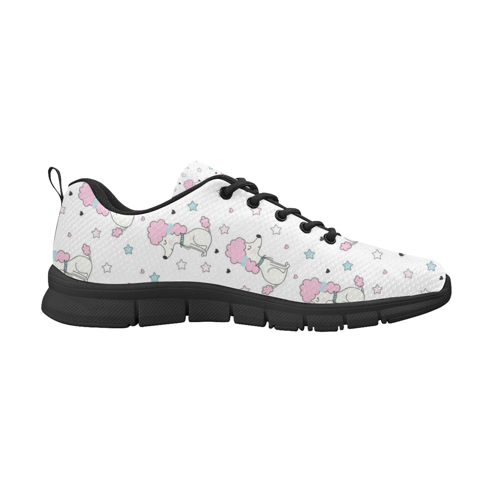 Cute poodle dog star pattern Men's Sneaker Shoes