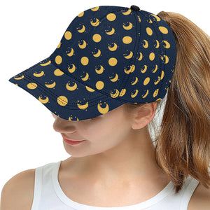 Moon star pattern All Over Print Snapback Cap