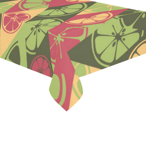Cool Geometric lime pattern Tablecloth