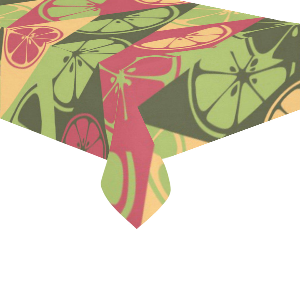 Cool Geometric lime pattern Tablecloth