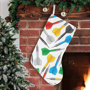 Darts Pattern Print Design 03 Christmas Stocking
