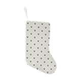 Dog Paws Pattern Print Design 03 Christmas Stocking