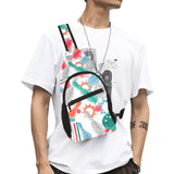 Watercolor bowling pattern All Over Print Chest Bag