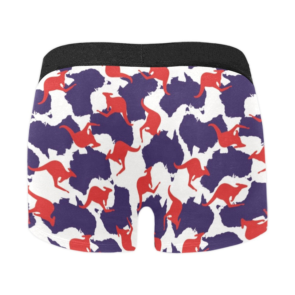 Kangaroo Australian pattern Men's All Over Print Boxer Briefs Men's Underwear