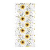 beautiful sunflowers pattern Beach Towel