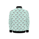 Kangaroo pattern background Kids' Boys' Girls' Bomber Jacket