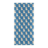 Golden Retriever Pattern Print Design 03 Beach Towel
