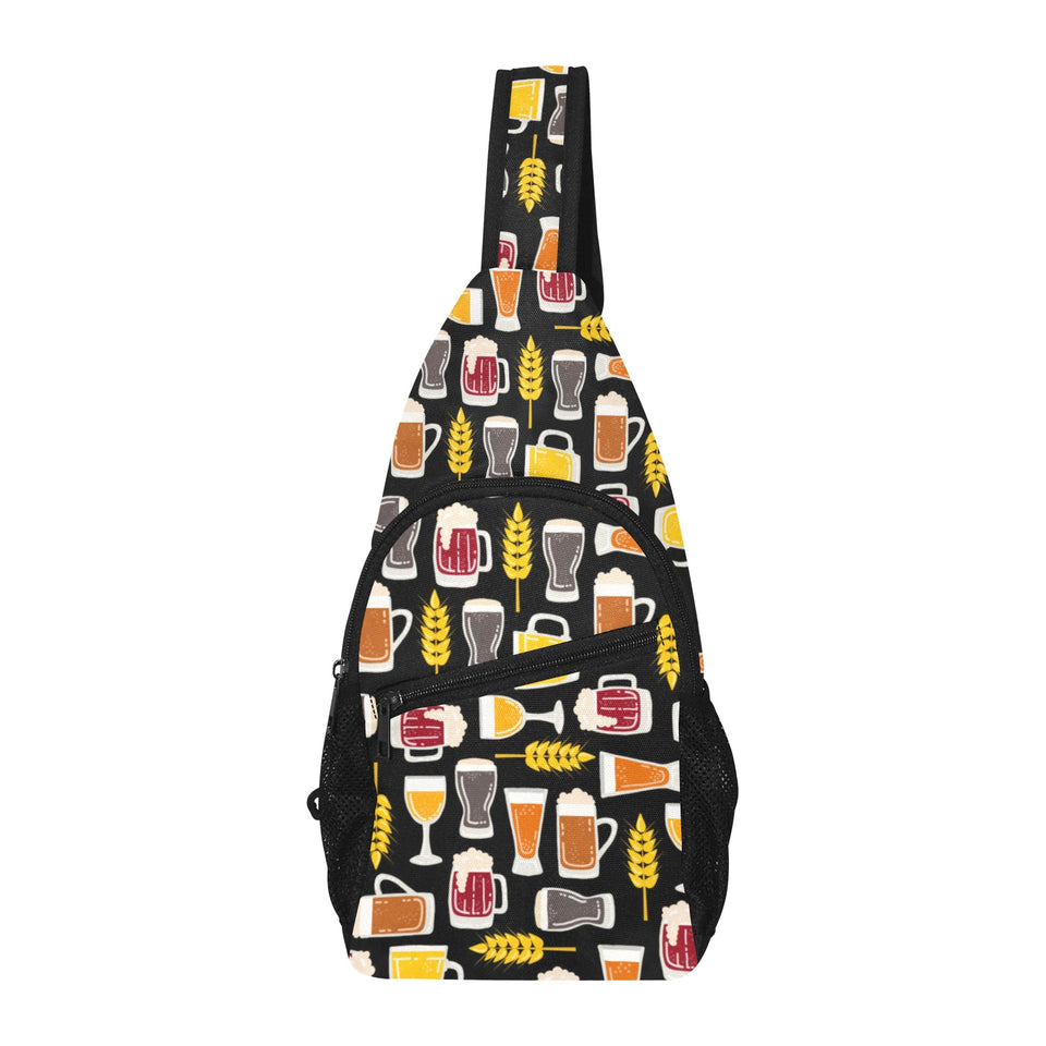 Beer type pattern All Over Print Chest Bag