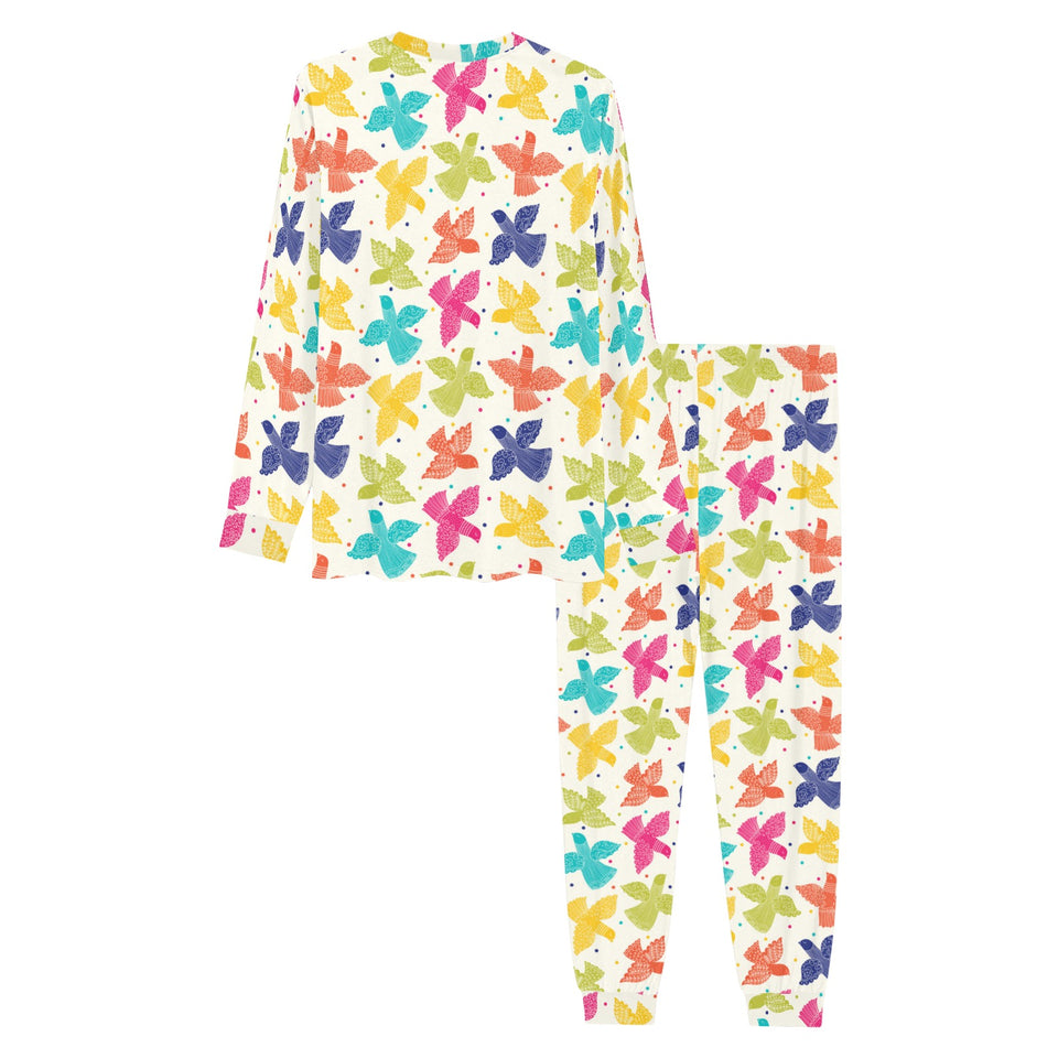 Pigeon Pattern Print Design 01 Men's All Over Print Pajama