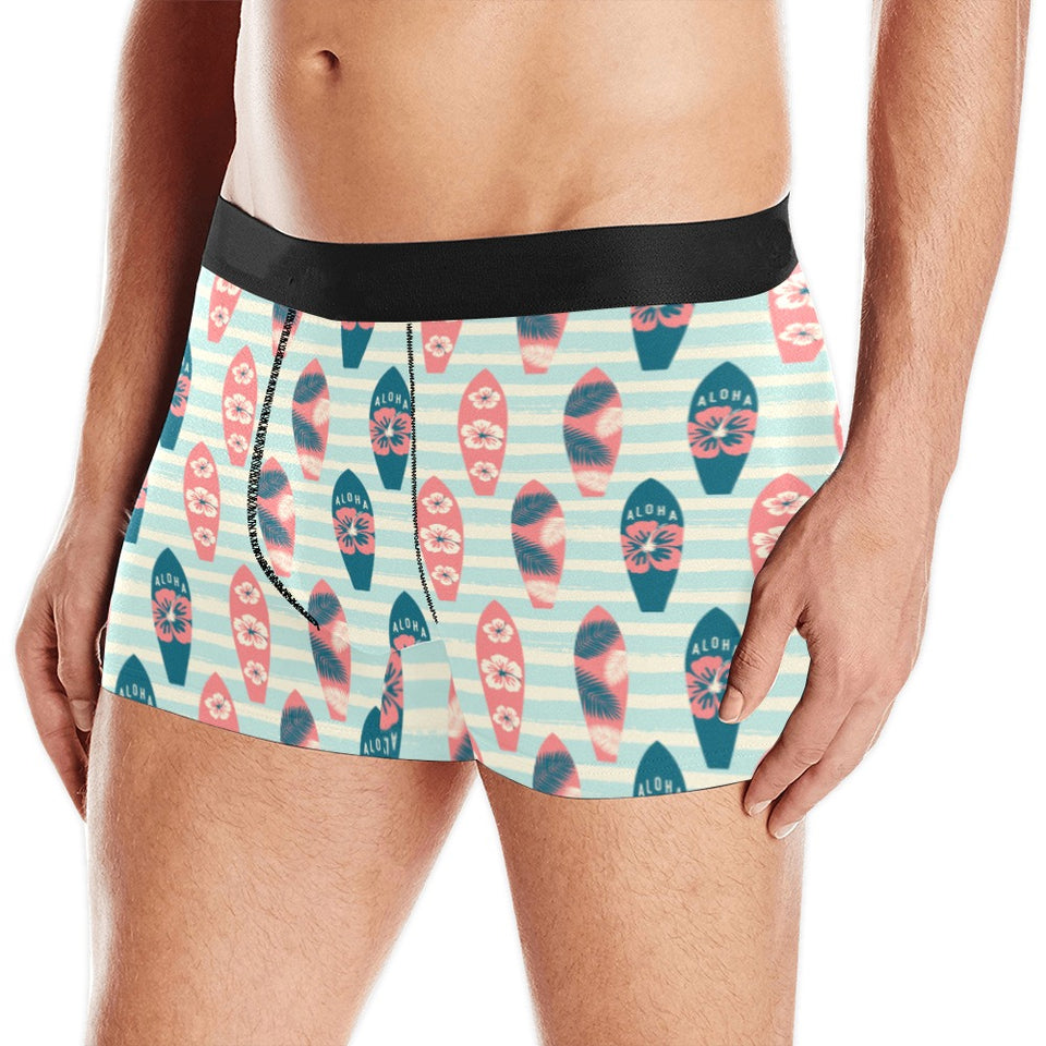 Surfboard Pattern Print Design 02 Men's All Over Print Boxer Briefs Men's Underwear