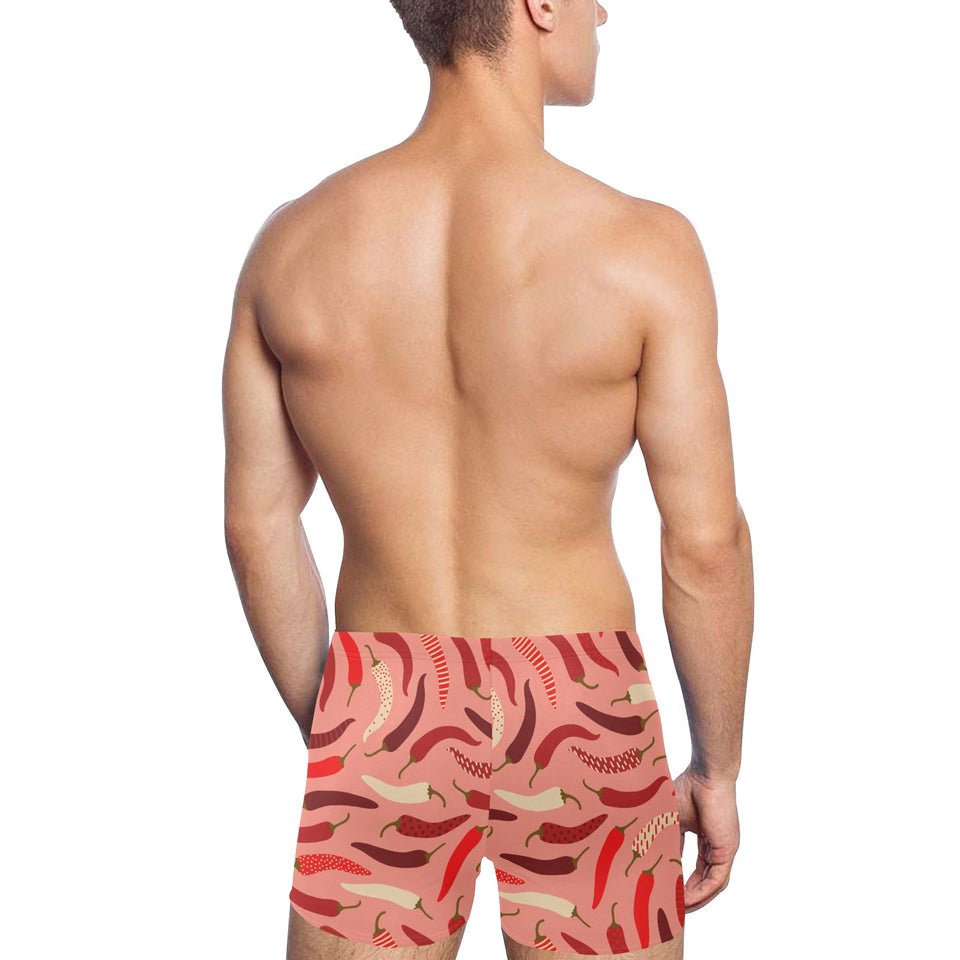 Beautiful Chili peppers pattern Men's Swimming Trunks